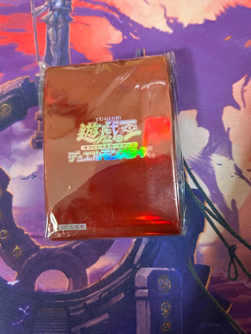 遊戯王　公式　スリーブ　初期ロゴ　恐竜の鼓動　未使用