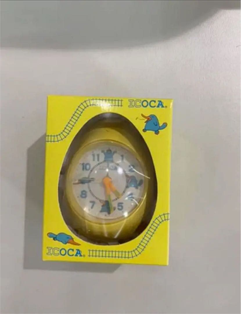 JR西日本　限定非売品　ICOCA イコカ　目覚まし時計　カモノハシ　イコちゃん