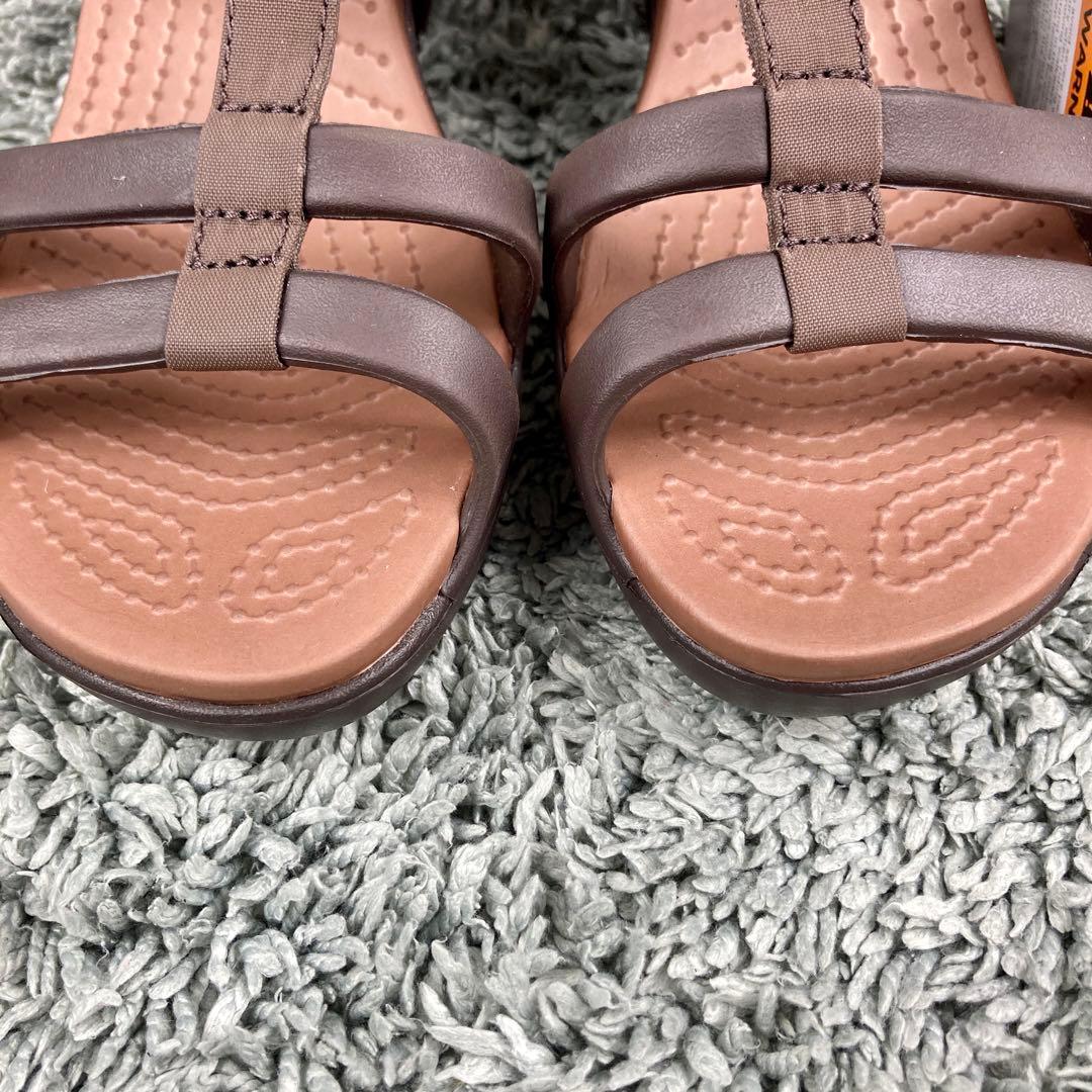 新品 CROCS クロックス　サイプラス W8 24cm ダークブラウン 廃盤