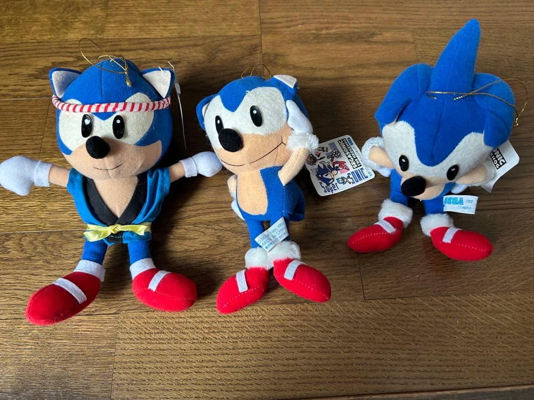ソニック・ザ・ヘッジホッグ ぬいぐるみ7体 UFOキャッチャー SEGA 非売品