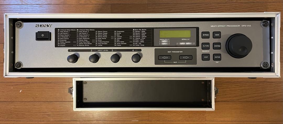 SONY エフェクター DPS-V55 ラックケース付き　DTM レコーディング