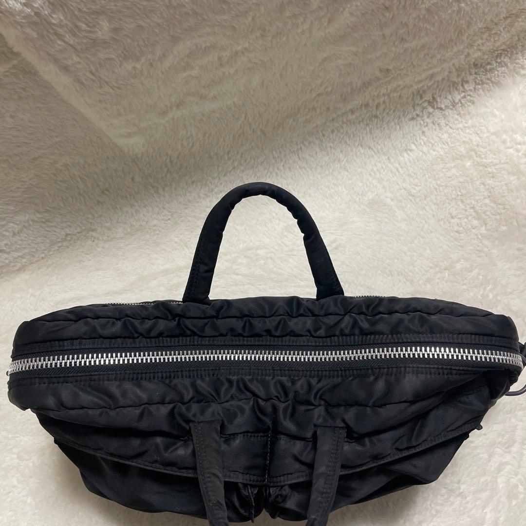 ポーター タンカー 2WAY ブリーフケース 黒 ナイロン ビジネスバッグA4