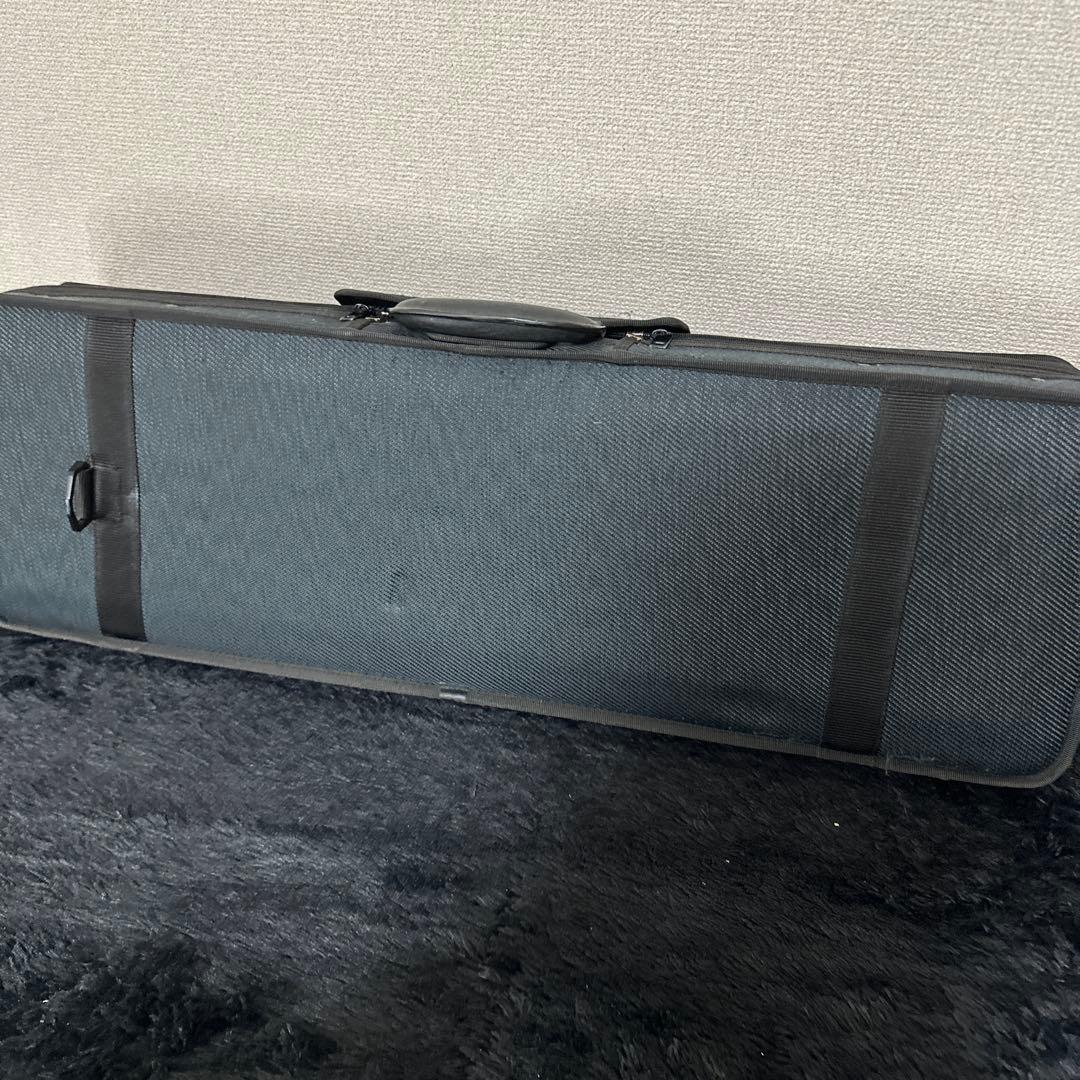 galax バイオリンケース 弦楽器 弓4本収納可能 湿度計付き