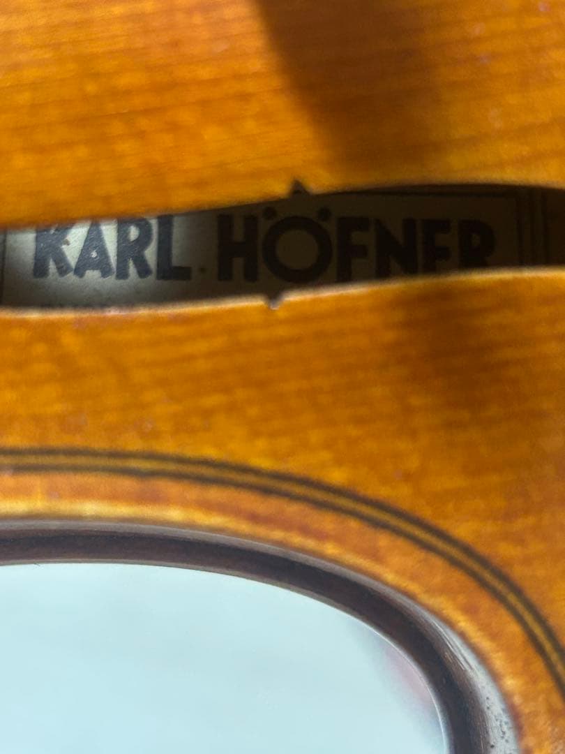 バイオリン　カール・ヘフナー　ジャンク品