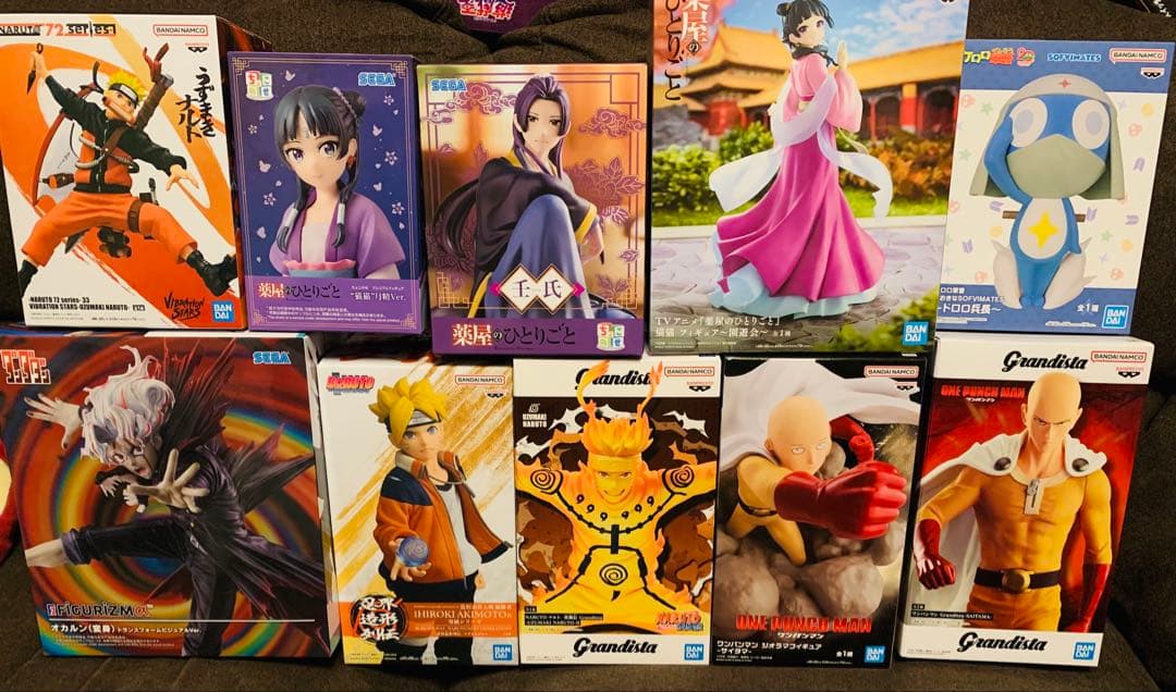 978 薬屋のひとりごと　猫猫　壬氏　ドロロ兵長　ワンパンマン　ナルト　フィギュ