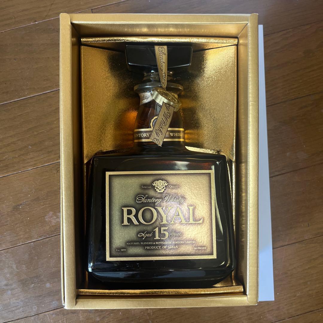 サントリーウィスキー　ローヤル15年750ml 43% 1960年