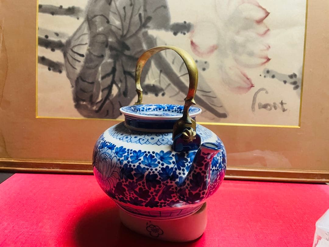 染付 水注