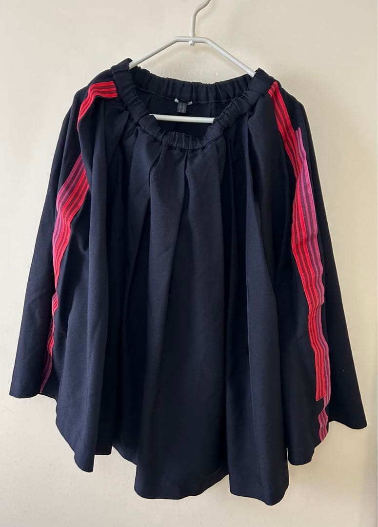 コムデギャルソン　濃紺プリーツスカート