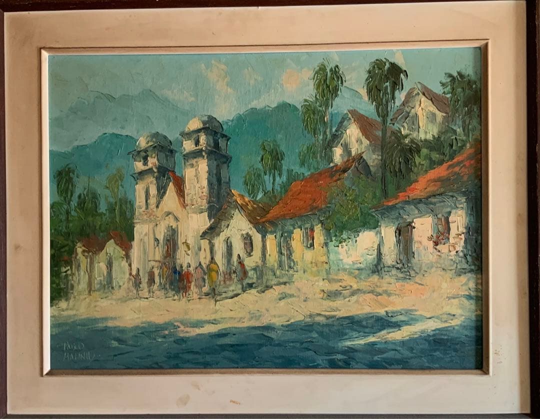 ブラジル アルゼンチン画家 Pablo Matania パブロ・マターニア　絵画