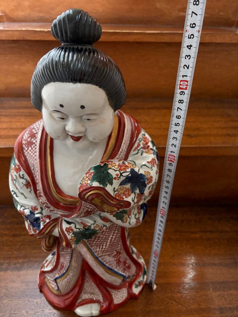 お多福　置物