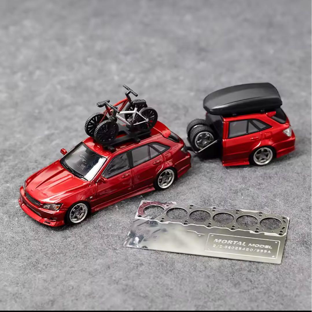 MORTAL 1/64 ALTEZZA アルテッツァ ジータ トレーラー レッド