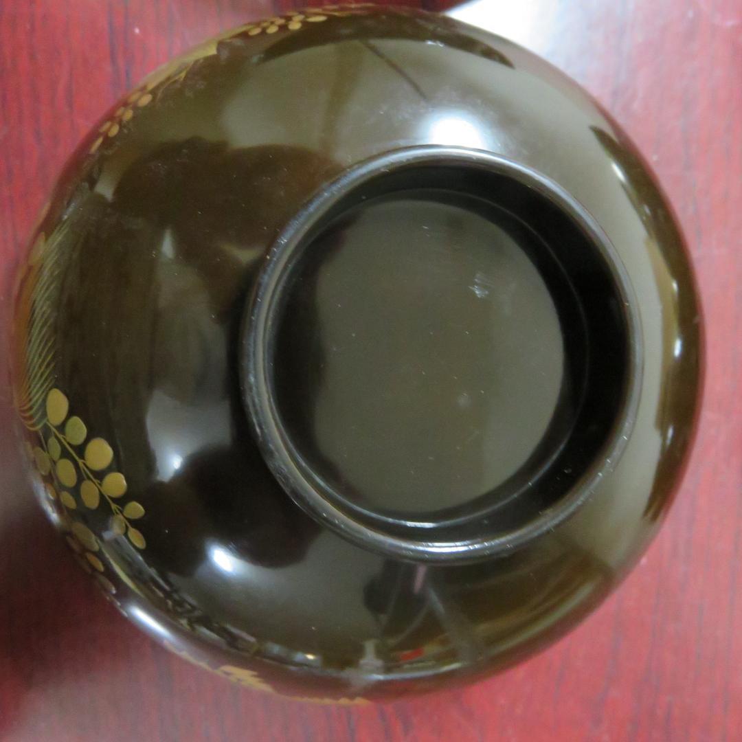 吸い物碗 蓋物 漆器 10客 2客よりバラ売り可 最上級 最上手 銘家 蔵出し