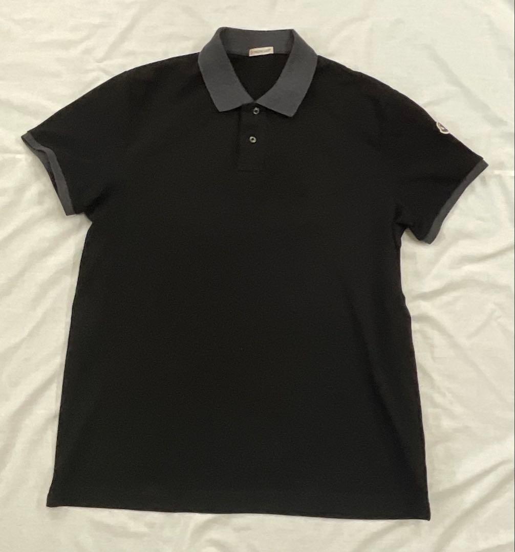 e12 MONCLER レディース　襟ロゴ　ポロシャツ　XL