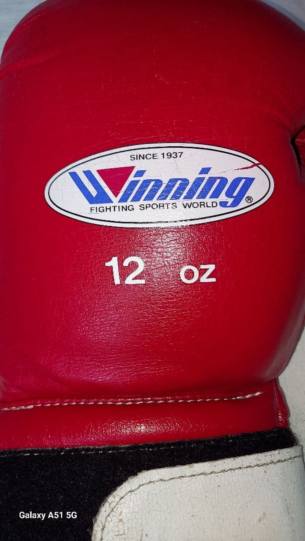 Winning ボクシンググローブ 12 oz 赤