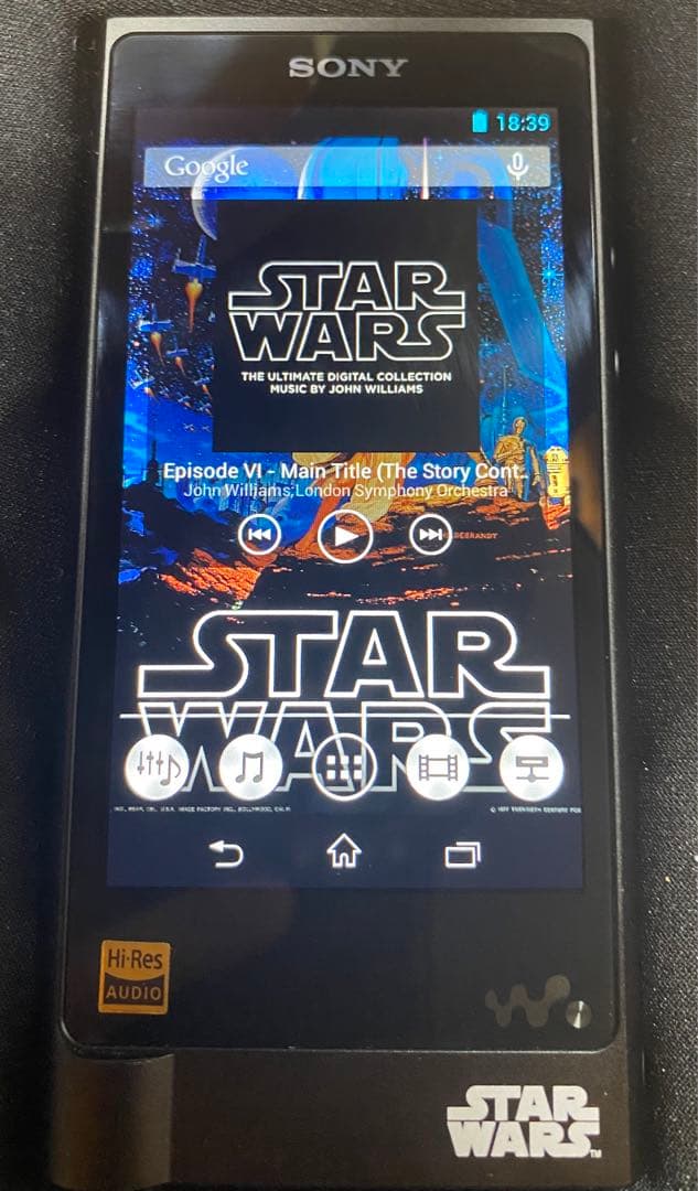 【美品】ウォークマンNW-ZX2 STAR WARSモデル　エピソード音源収録