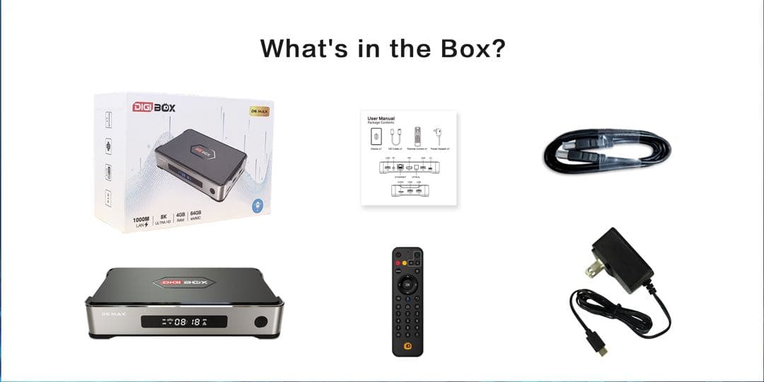 即時発送DIGIBOX D6 MAX｜8K対応｜千兆LAN 168時間見逃し