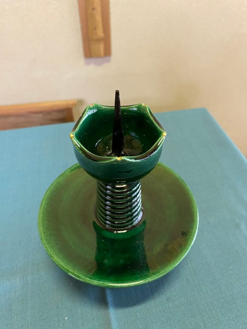 【本日限定】茶道具/三ツ具足 青楽 利休忌 松楽窯