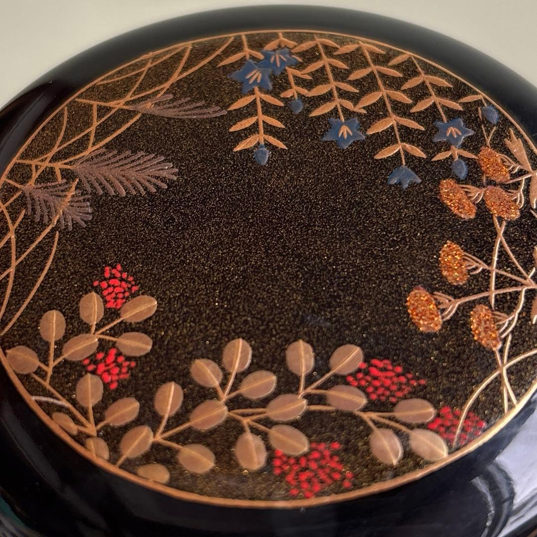 大棗 奥原祥雲造 春秋蒔絵 茶道具 共箱