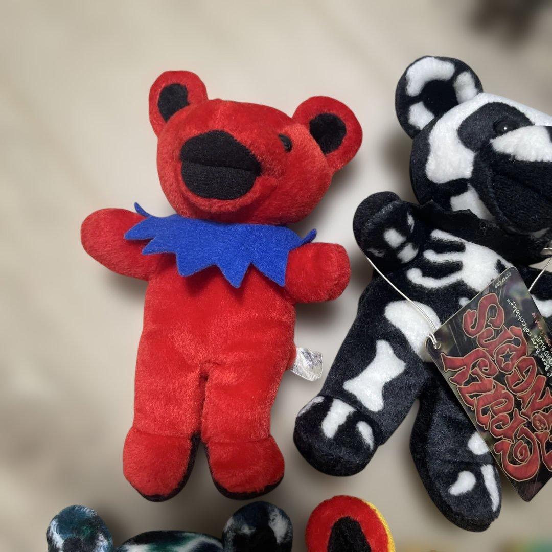 Grateful Dead Bear デッドベア　ビーンベア　ぬいぐるみセット