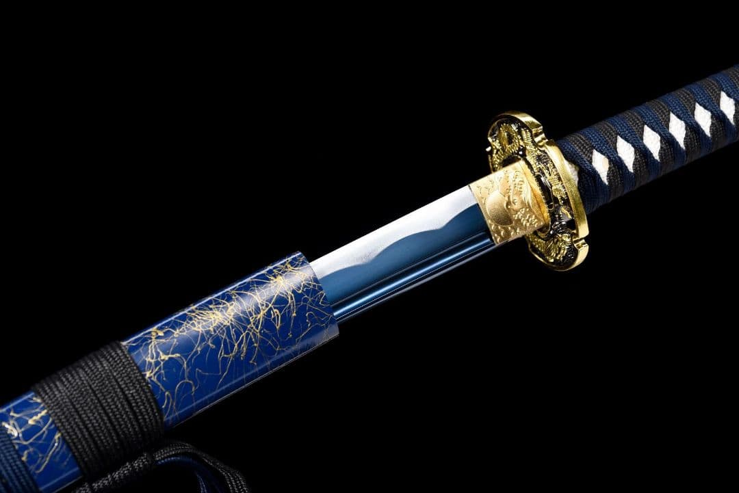 1049-武具 刀装具 日本刀　模造刀 居合刀 武士道 武蔵 鑑賞用 手鍛造打