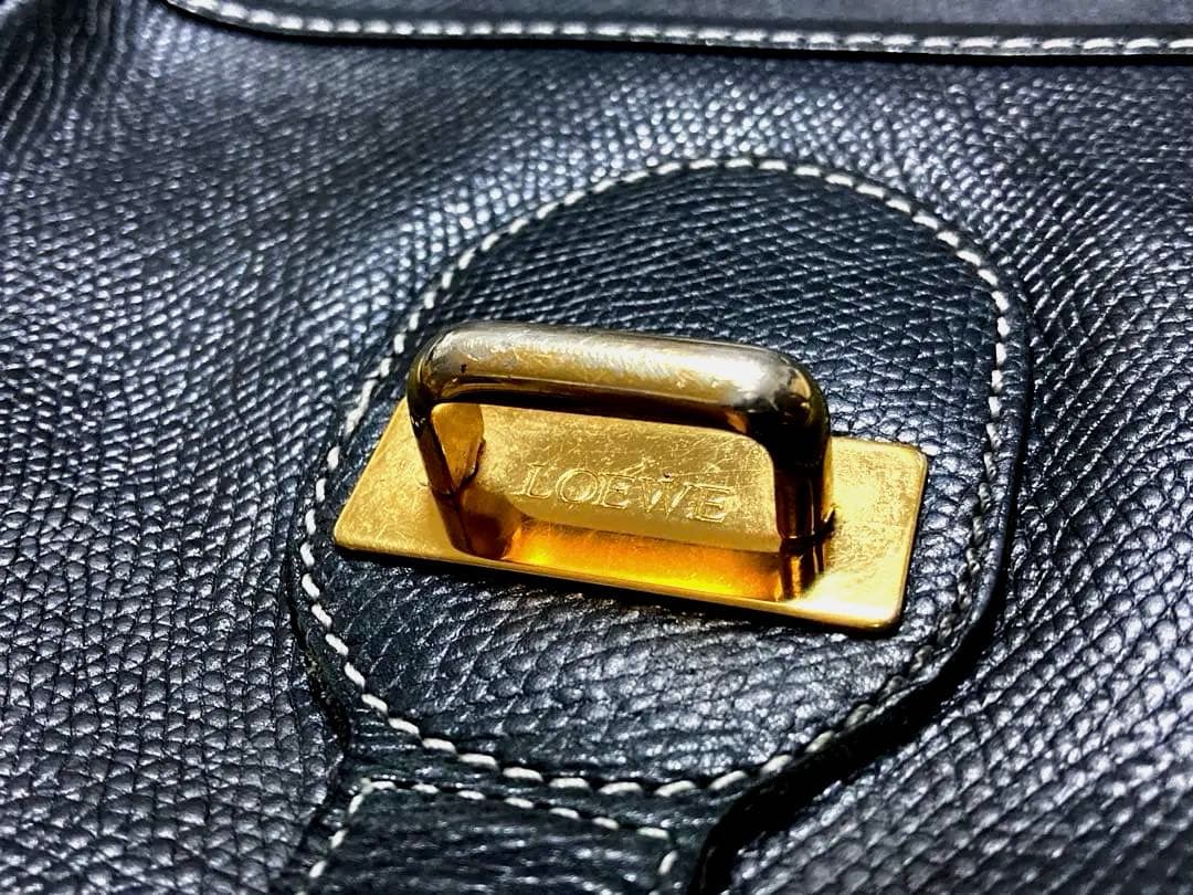 【再値下げ】 美品 LOEWE ロエベ アナグラム ショルダー レザー