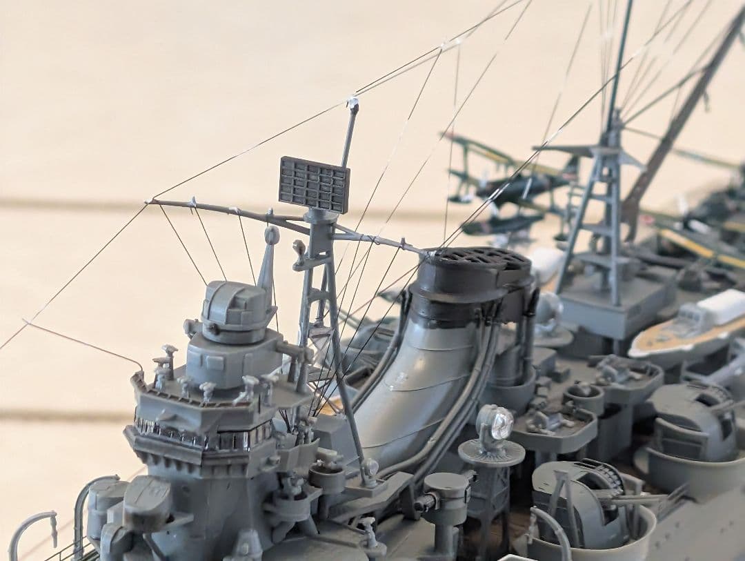 旧、日本海軍　航空巡洋艦　最上　1/350スケール　タミヤ