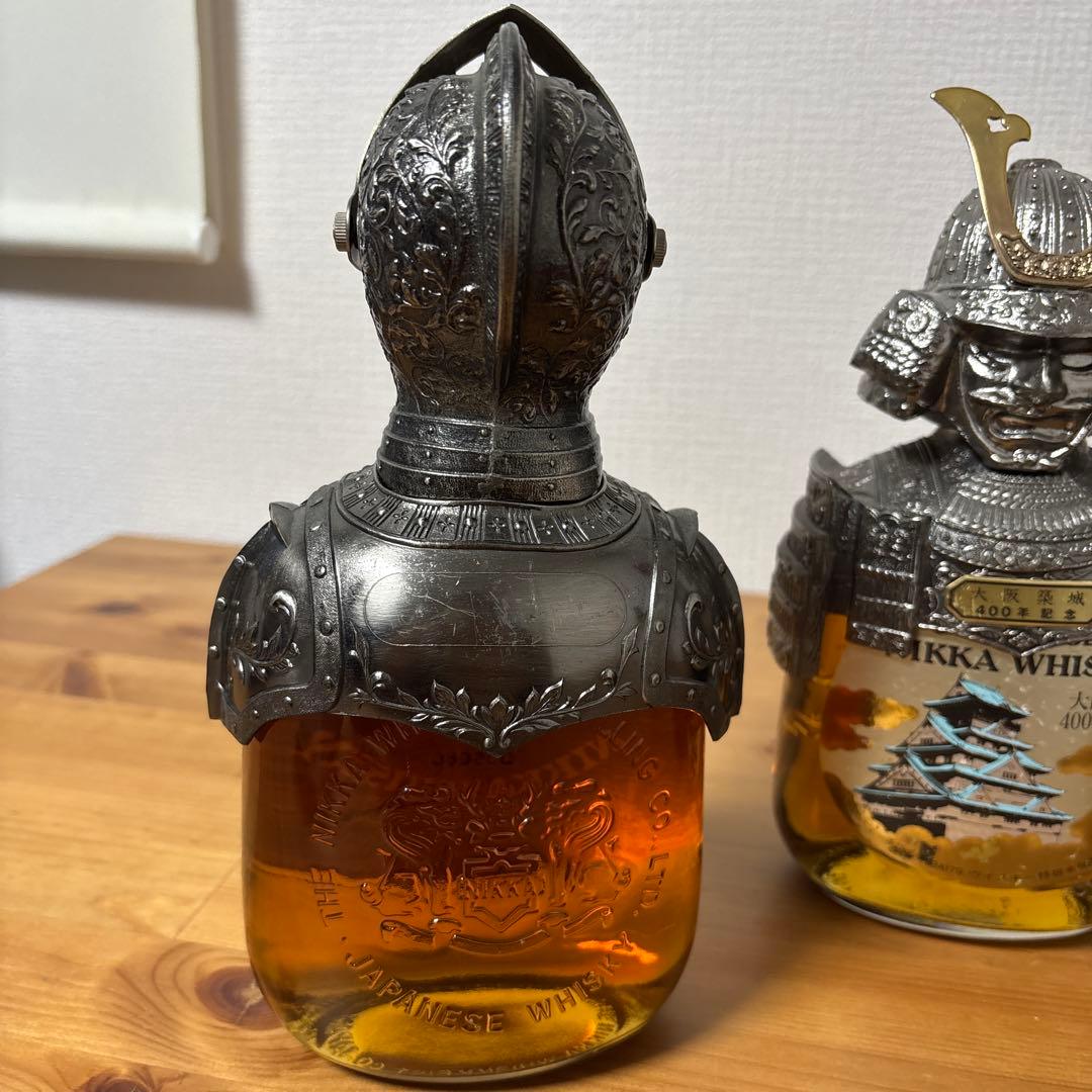 ニッカウイスキー　G&G 鎧　大阪築城400年記念　３点セット　未開封