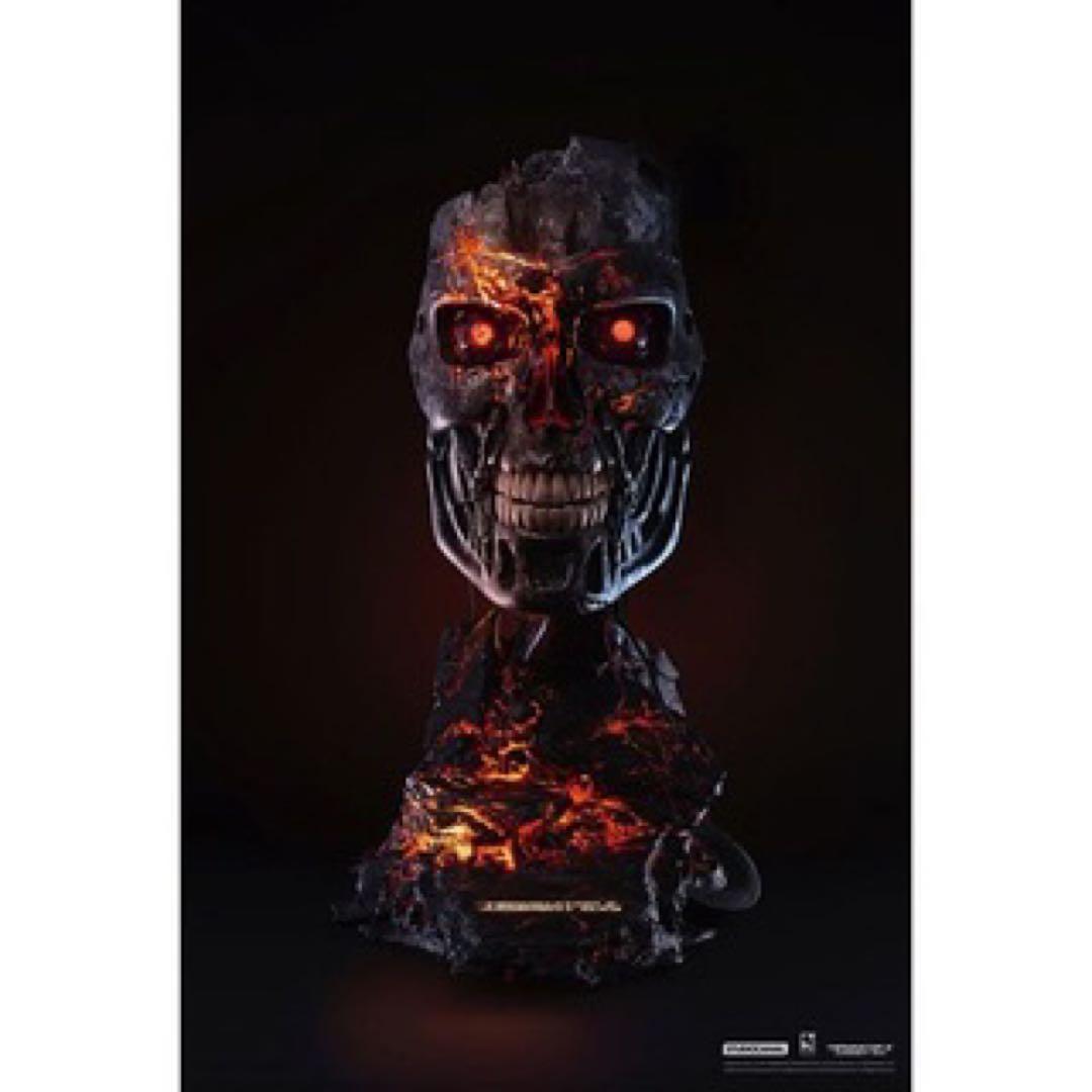 ターミネーター2 T-800 エンドスケルトン アートマスク バトルダメージ