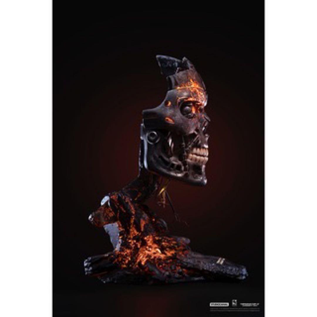 ターミネーター2 T-800 エンドスケルトン アートマスク バトルダメージ