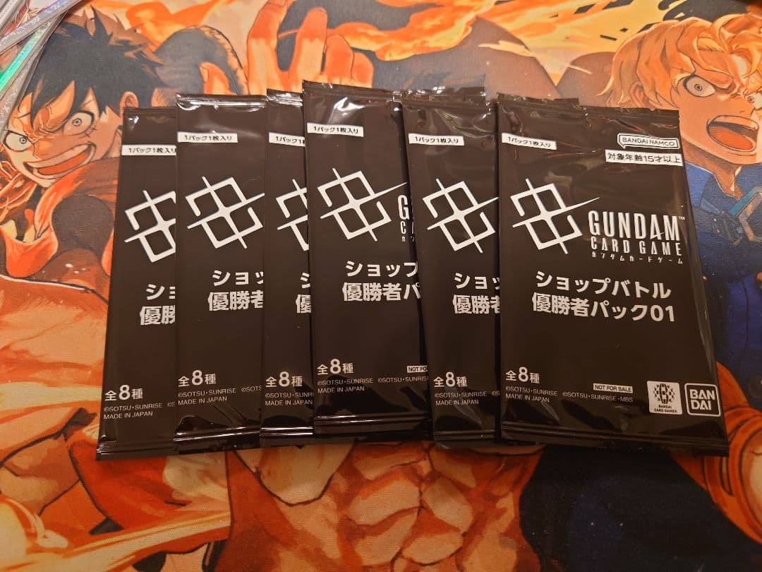 GUNDAM ショップバトル優勝者パック01 6パック