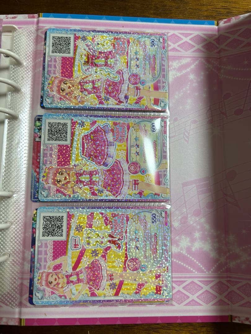 アイカツ トレーディングカード バインダーセット レアカード 含む レッスン手帳