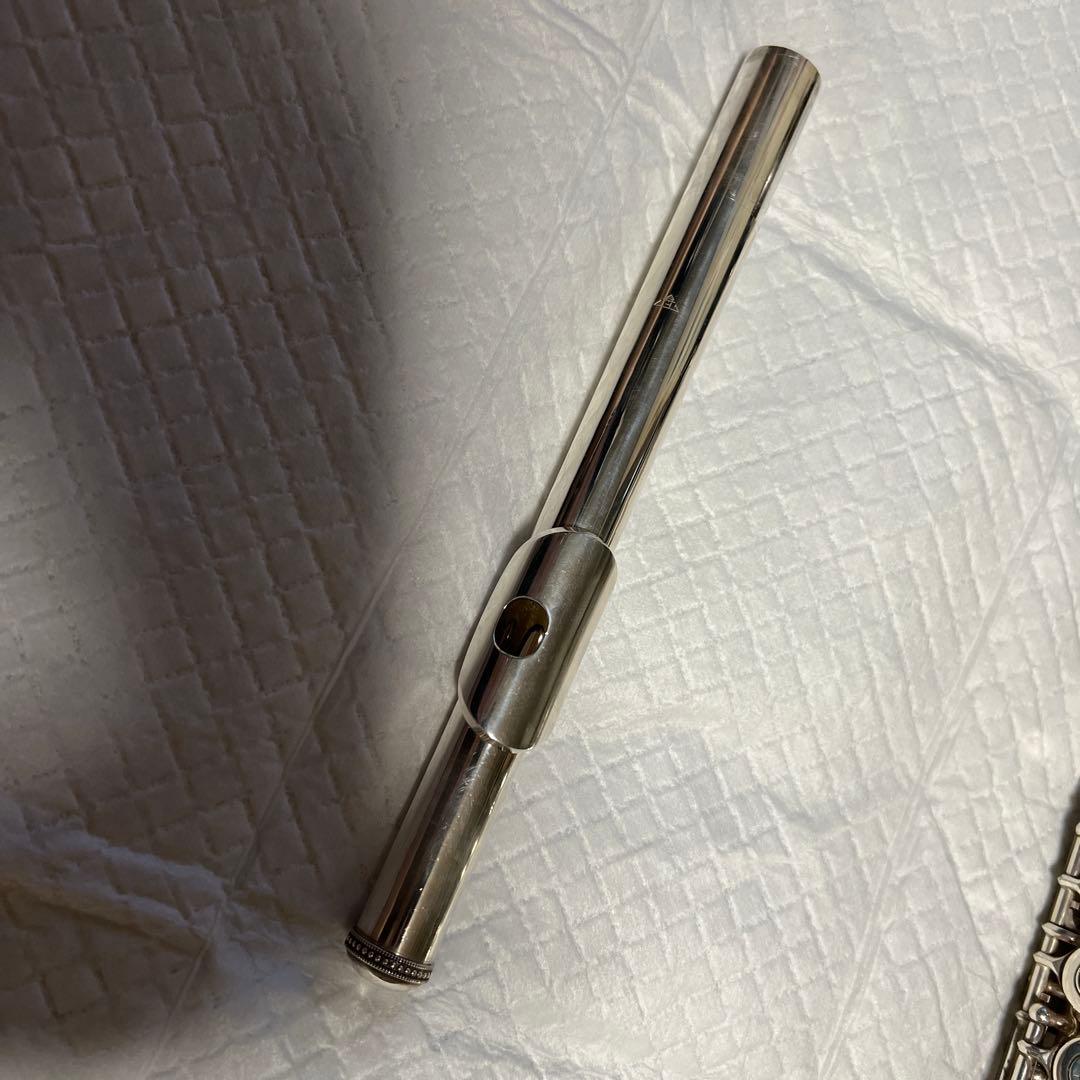 【SANKYO]】PRIMA FLUTE 頭部管925刻印 ケース有