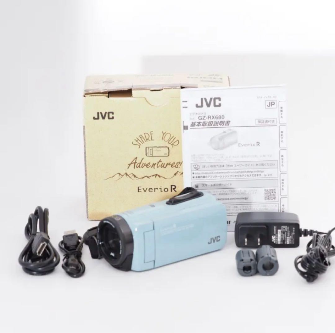 ★美品★ JVC GZ-RX680-A Everio R ビデオカメラ