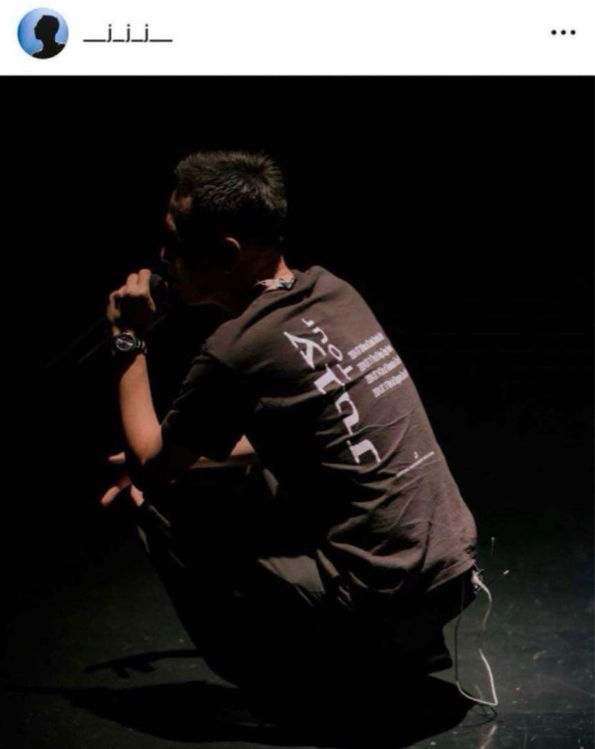 jjj liveシャツ　ブラックL