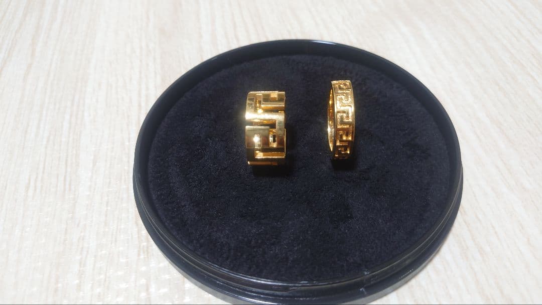 VERSACE　グレカリング　2個セット　19号