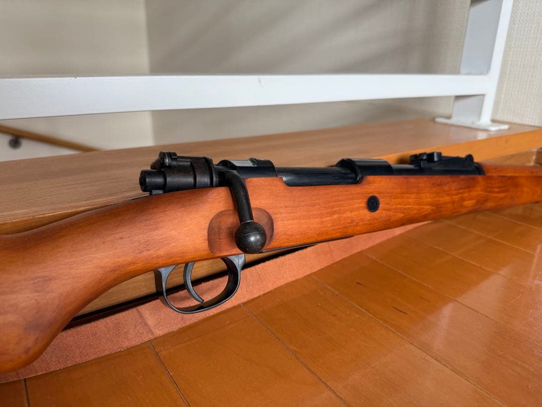 タナカ kar98k mod.98 リアルウッド 革製スリング付き エアガン