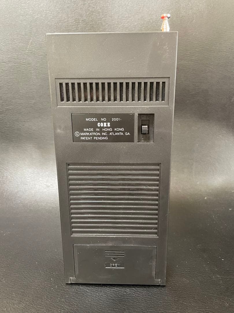 コカコーラ　Coca-Cola 自動販売機型　AM/FMラジオ　箱付き