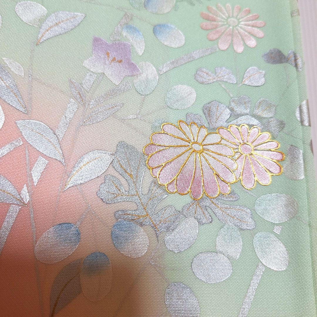 新品未使用品 正絹 丹後ちりめん 訪問着 作家物 長襦袢 2点セット