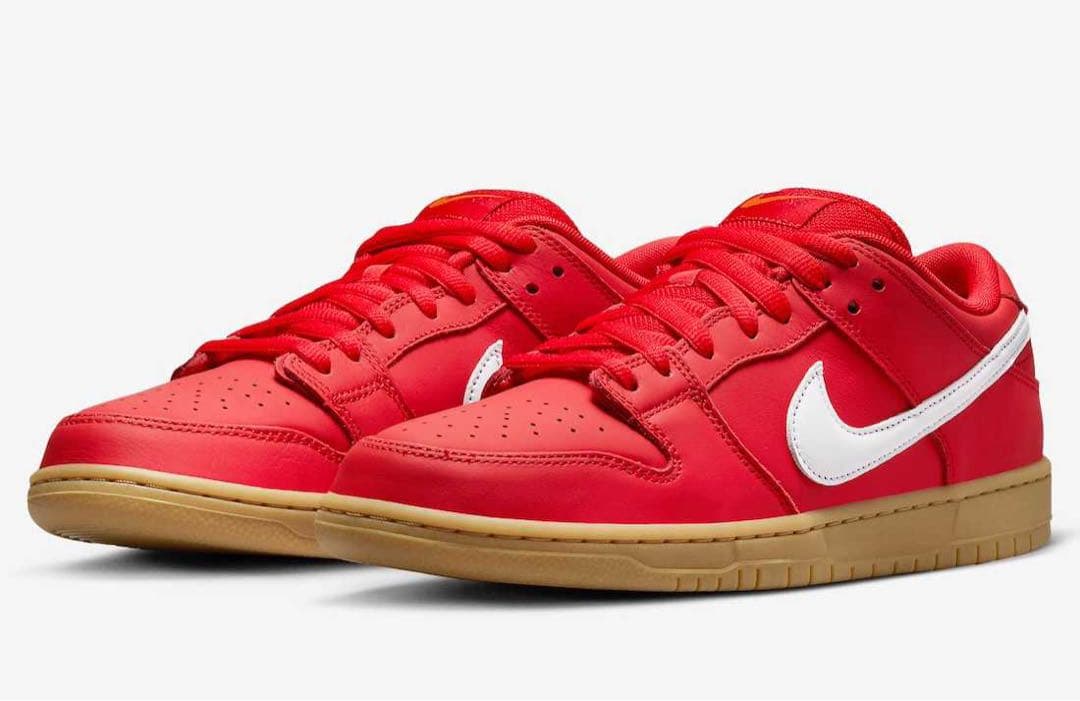 スケートボード Nike SB Dunk Low Pro ISO UniversityRed