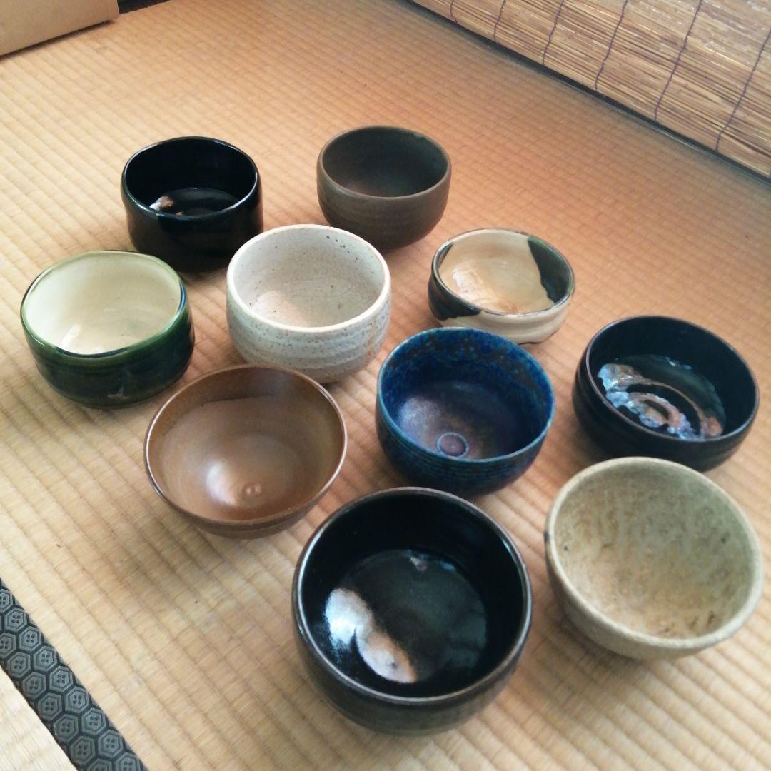茶碗　10個まとめ売り　蒼釉など