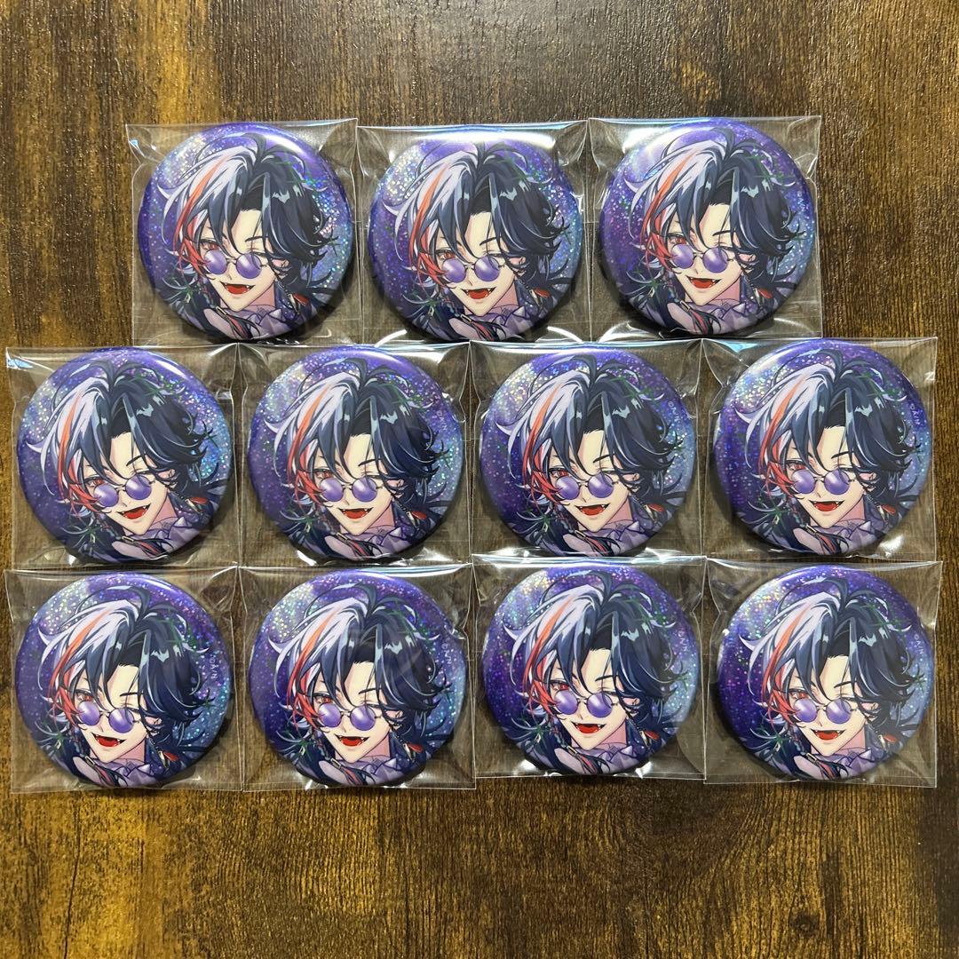 にじさんじ IMPACT 月組 魁星　ランダムキラキラ缶バッジ