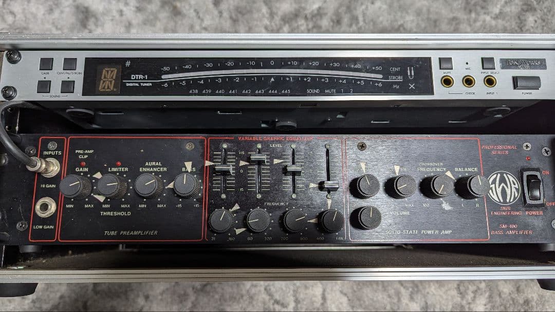 SWR SM-400　ベースアンプ　DTR-1　デジタルチューナー