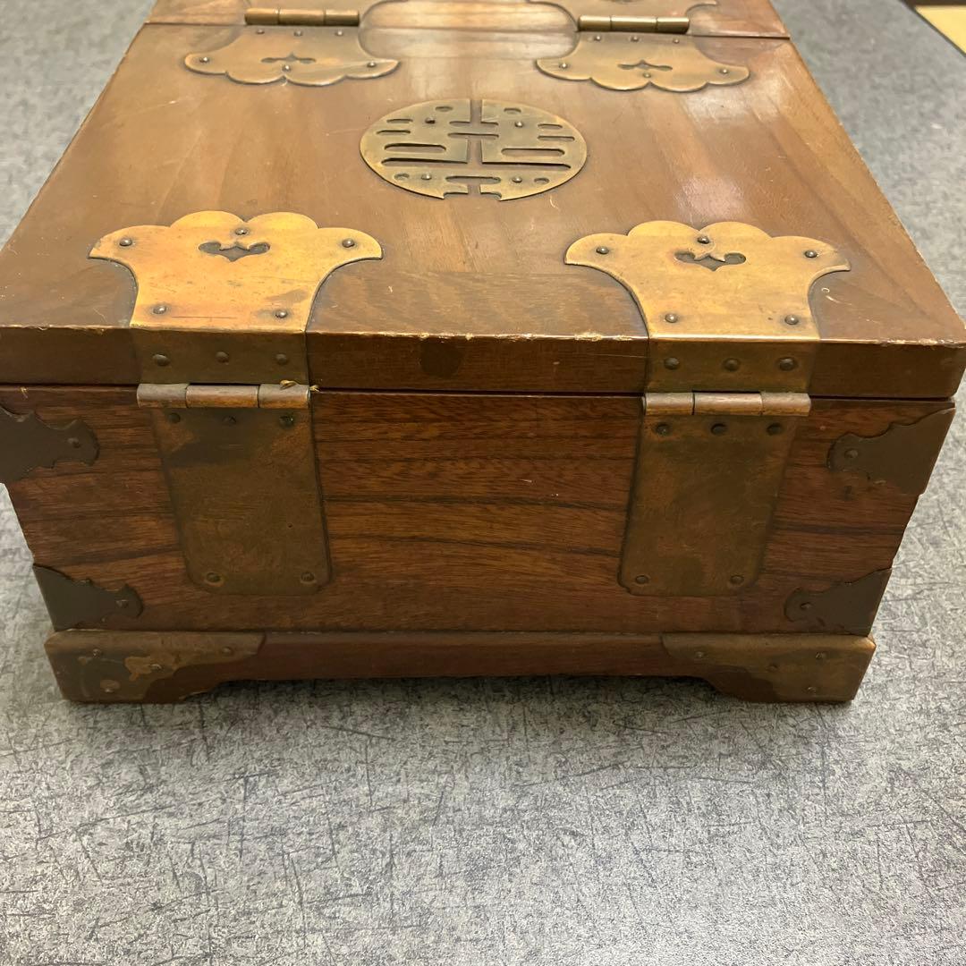李朝家具　収納箱　木製　アクセサリーケース