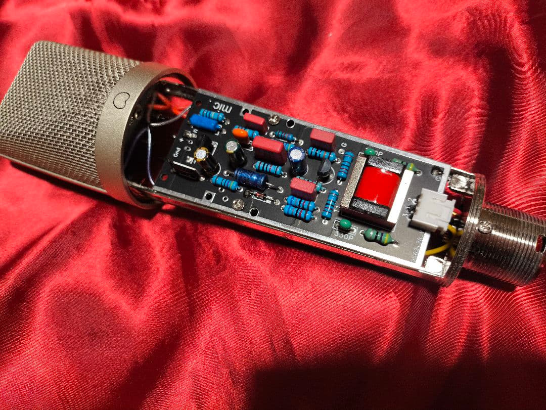 U87Ai クローン コンデンサーマイク オヤイデケーブル付き