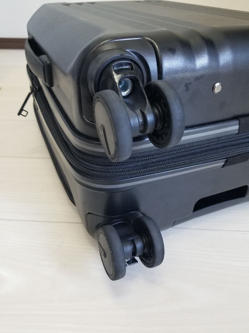 デカかるEdge キャリーケース マットブラック 37Ｌ+7Ｌ