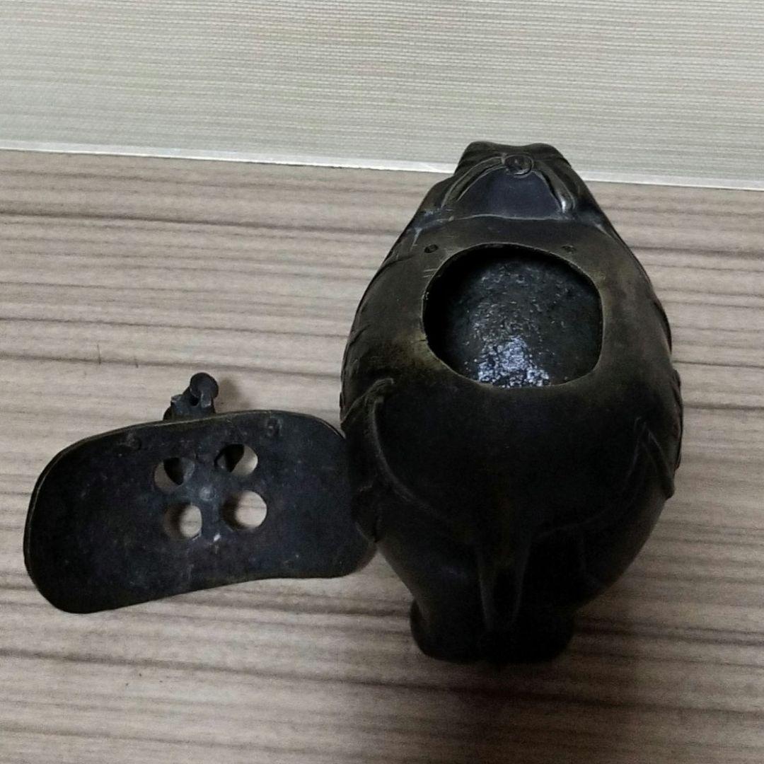 古銅器象香炉 アンティーク 年代物 2点 台座付き