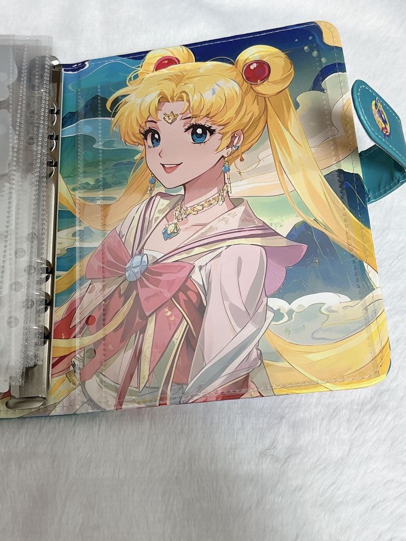 セーラームーンシール帳完成品　A５　予備シート３枚