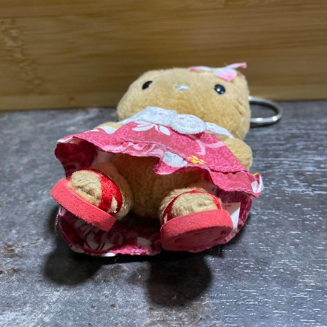 激レア！当時物　ハローキティ　日焼け　ハワイ　ぬいぐるみキーホルダー　レトロ 9