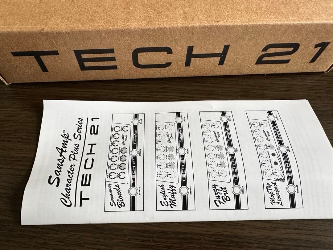 ギター TECH 21 Mop Top Liverpool SansAmp