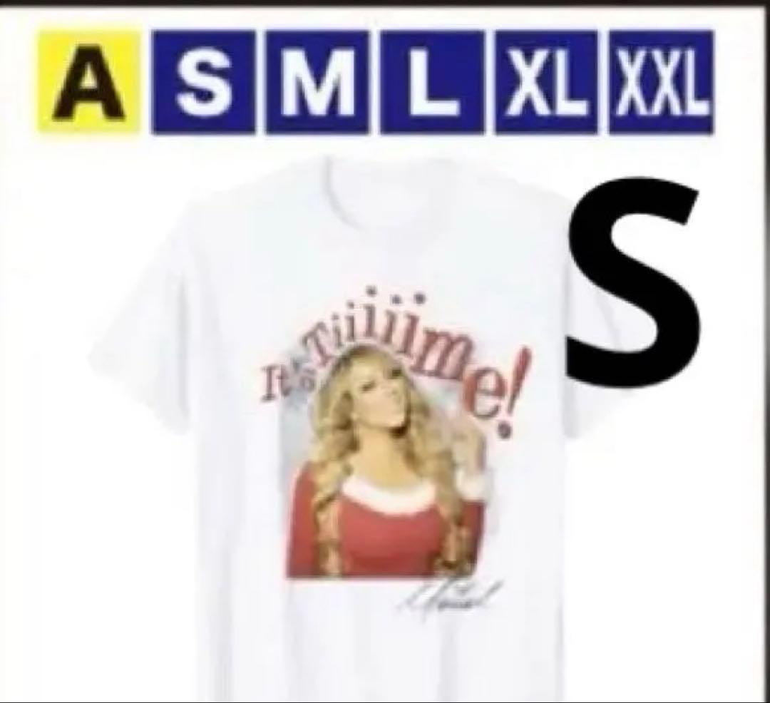 マライアキャリー　Tシャツ　2025 ホワイト　Sサイズ